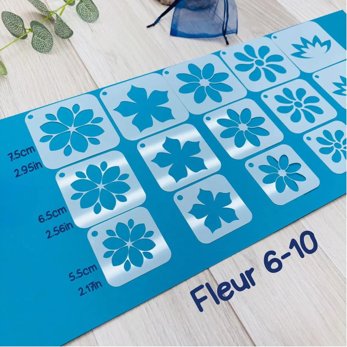 15 PCS Reusable Mandala Stencil Set – Fleur Geometric Dot Art Drawing Templates for Wall